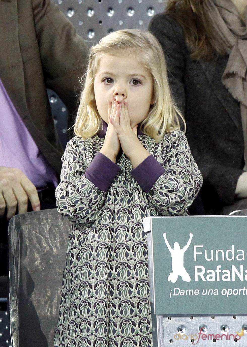 La Infanta Sofía en el partido de la Fundación Rafa Nadal