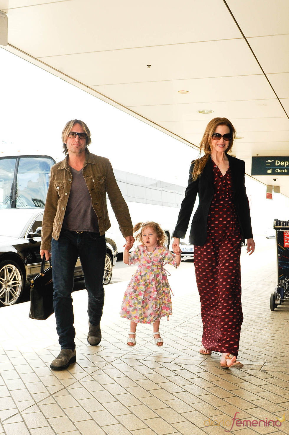 Nicole Kidman, Keith Urban y su hija, una familia feliz