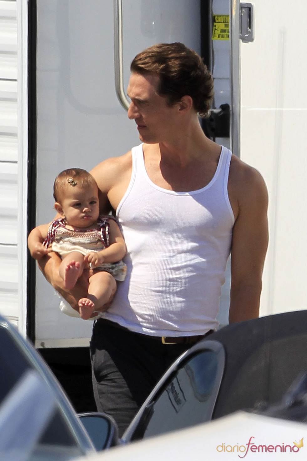 Matthew McConaughey con su hija Vida