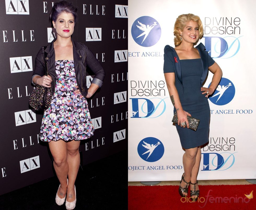 El antes y el después de Kelly Osbourne en 2010