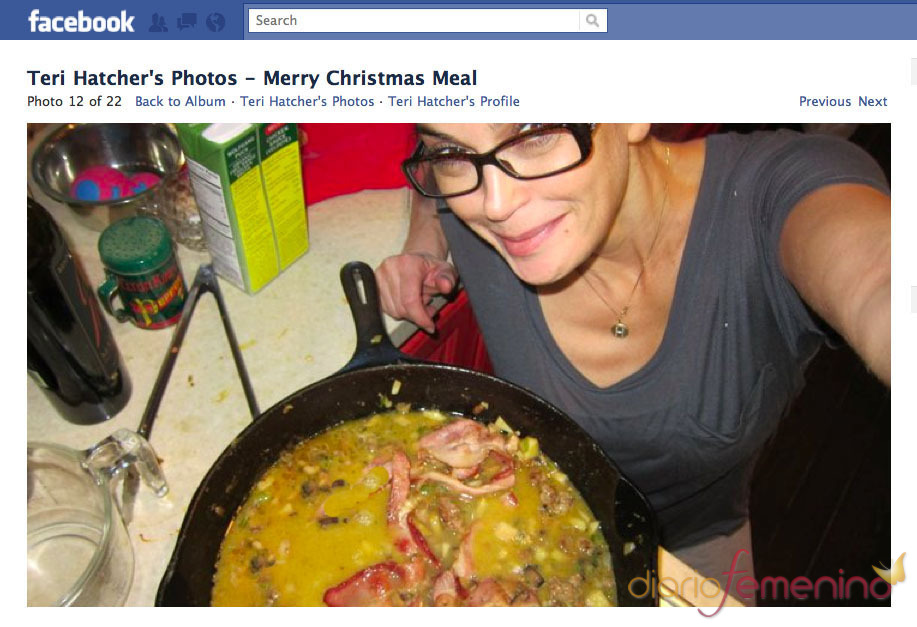 Los platos de Navidad de Teri Hatcher