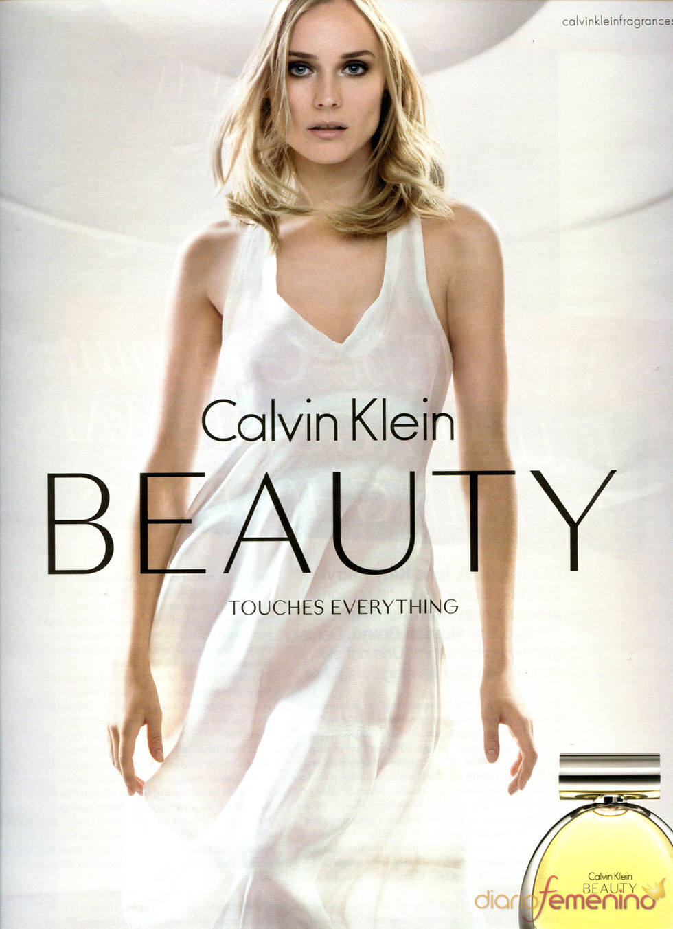 Diane Kruger, imagen del perfume Calvin Klein Beauty