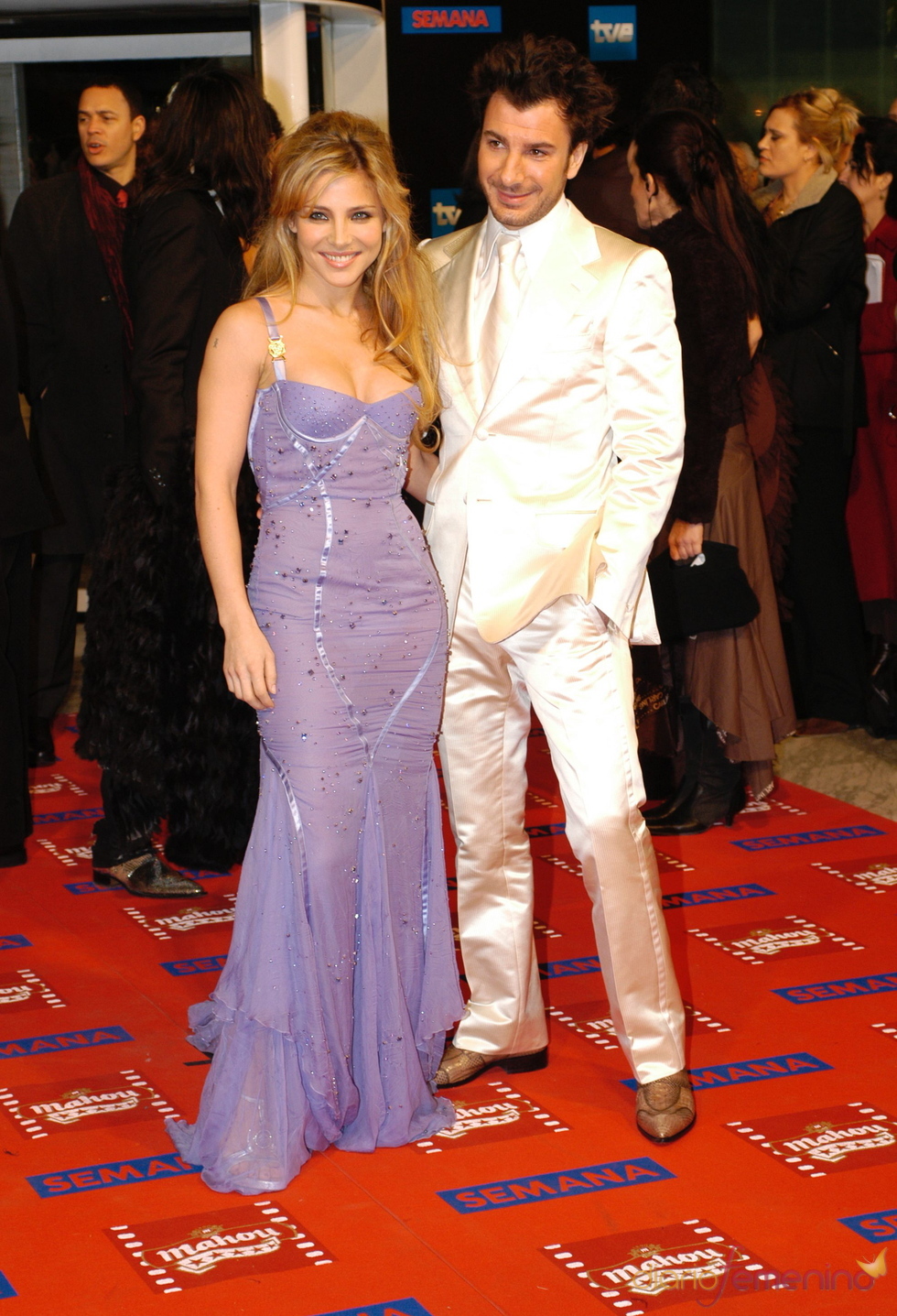 Elsa Pataky con el humorista francés Michael Youn