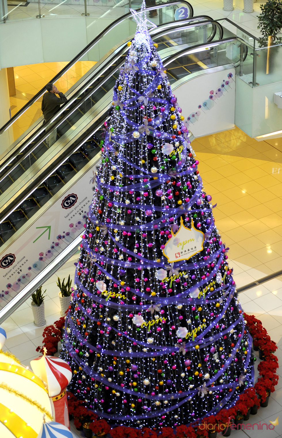 Árbol de Navidad en Beijing