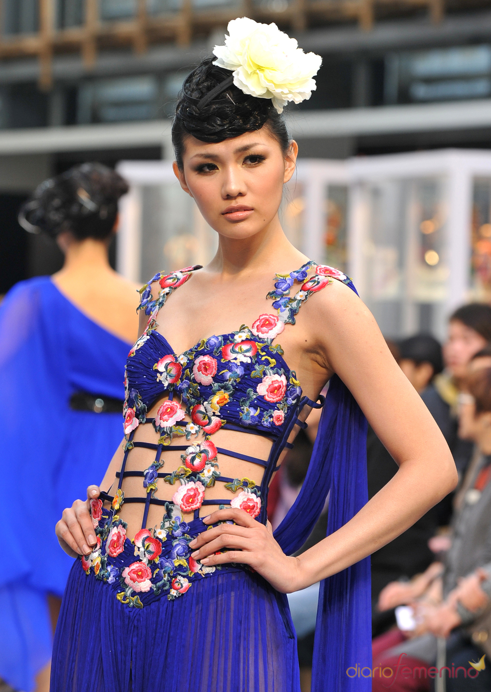 Flores por doquier en el desfile de la Taipei International Flora Expo'