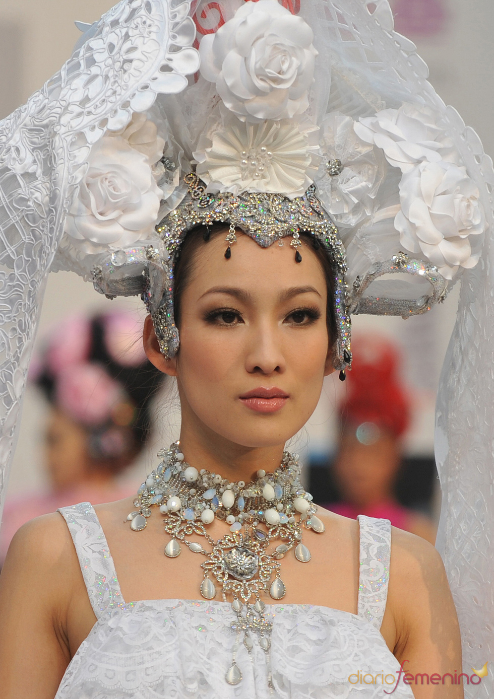 Alta Costura china en la 'Taipei International Flora Expo'