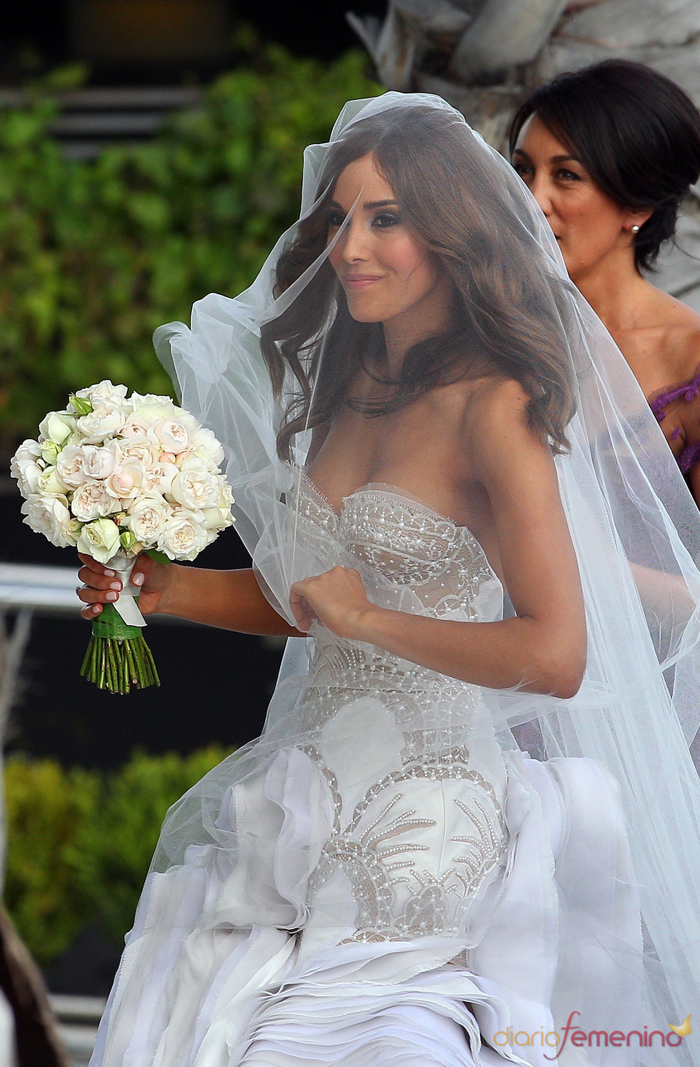 Rebecca Twigley espectacular el día de su boda con Chris Judd