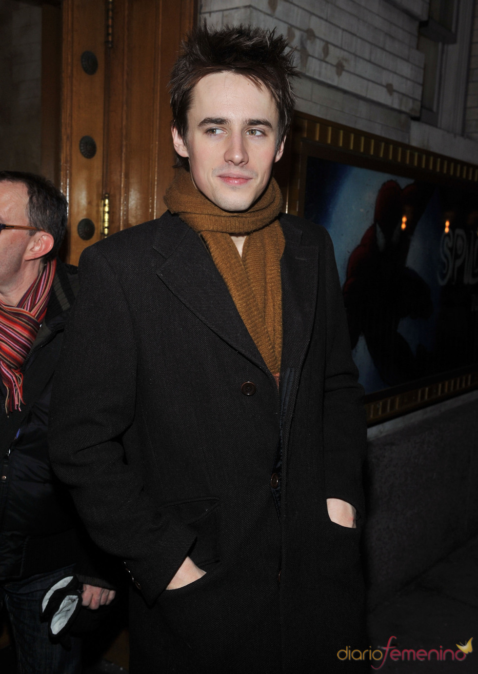 Reeve Carney en el estreno de Spider-Man en Broadway