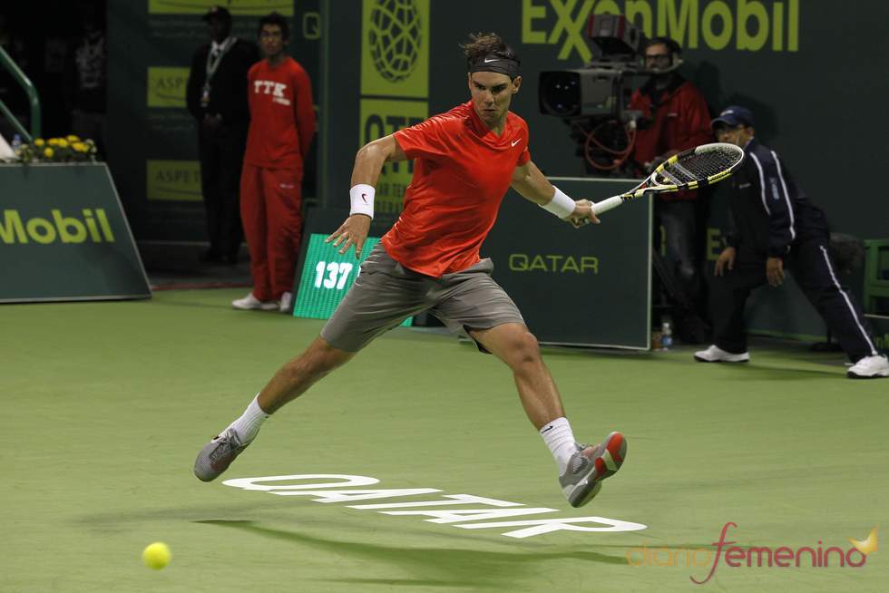 Rafa Nadal en el Abierto de Doha