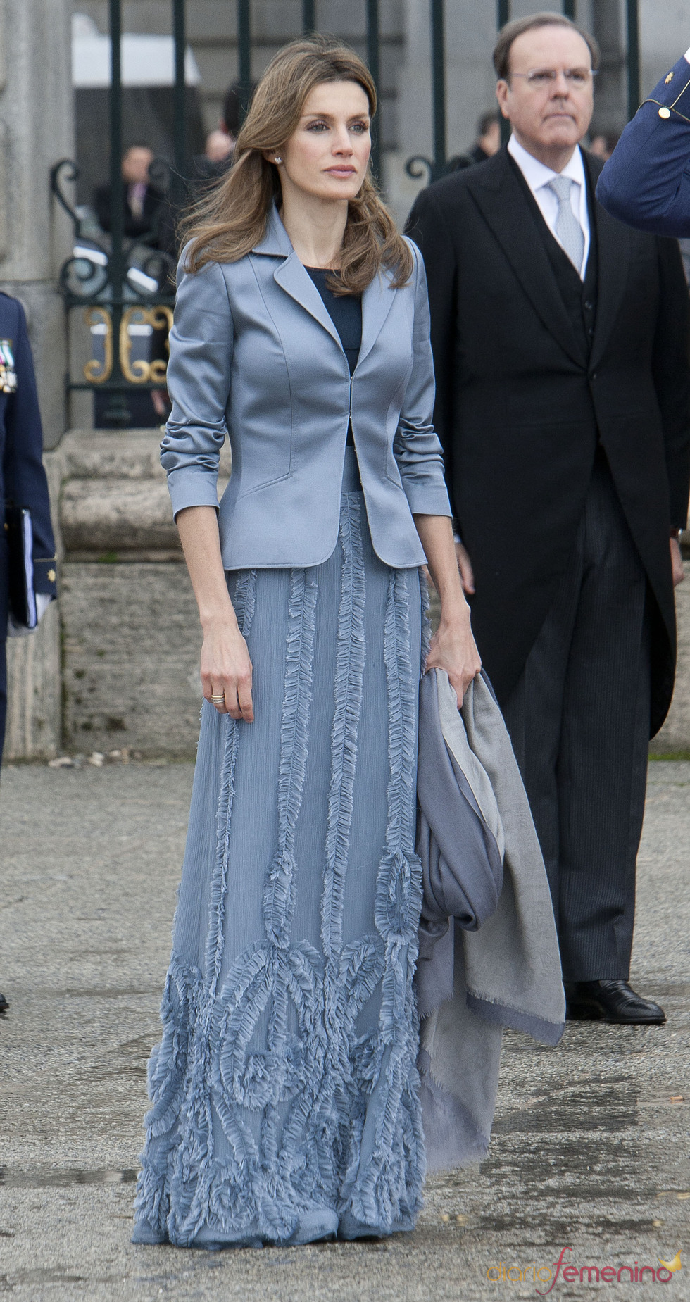 La Princesa Letizia confió en Felipe Varela para la Pascua Militar