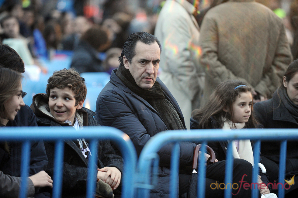 Froilán, Victoria Federica y Jaime de Marichalar en la Cabalgata de Reyes 2011