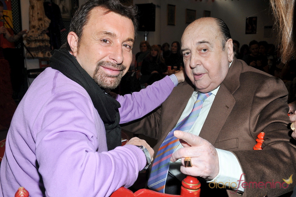 Juanito Navarro con José Manuel Parada