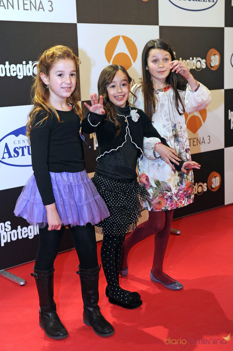 Priscila Delgado en el estreno de 'Los protegidos' en 3D