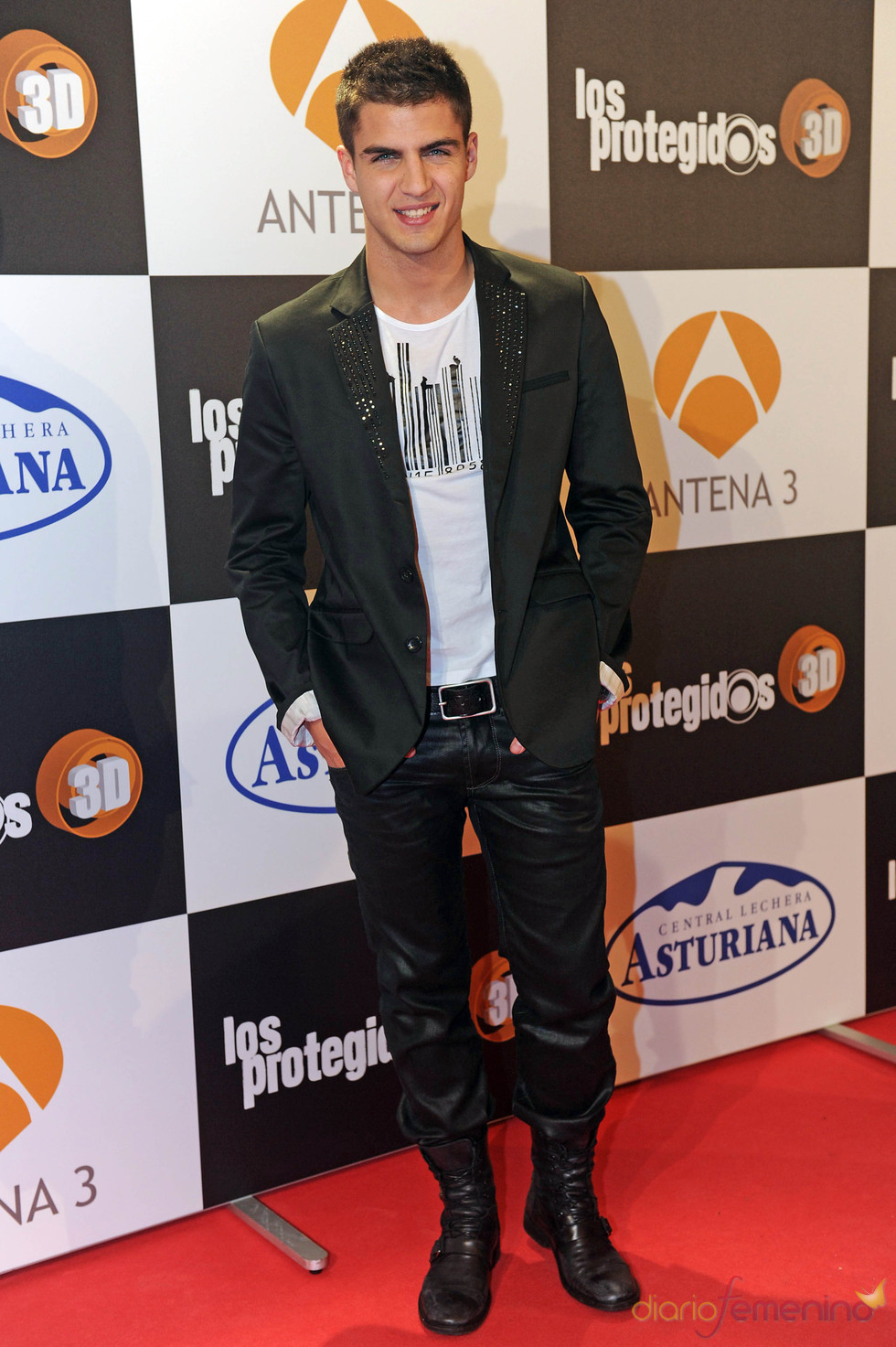 Maxi Iglesias en el estreno de la segunda temporada de 'Los protegidos'