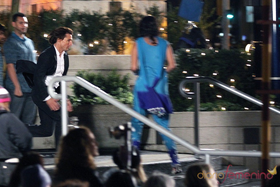 Tom Cruise en el rodaje de 'Misión Imposible 4' en Vancouver