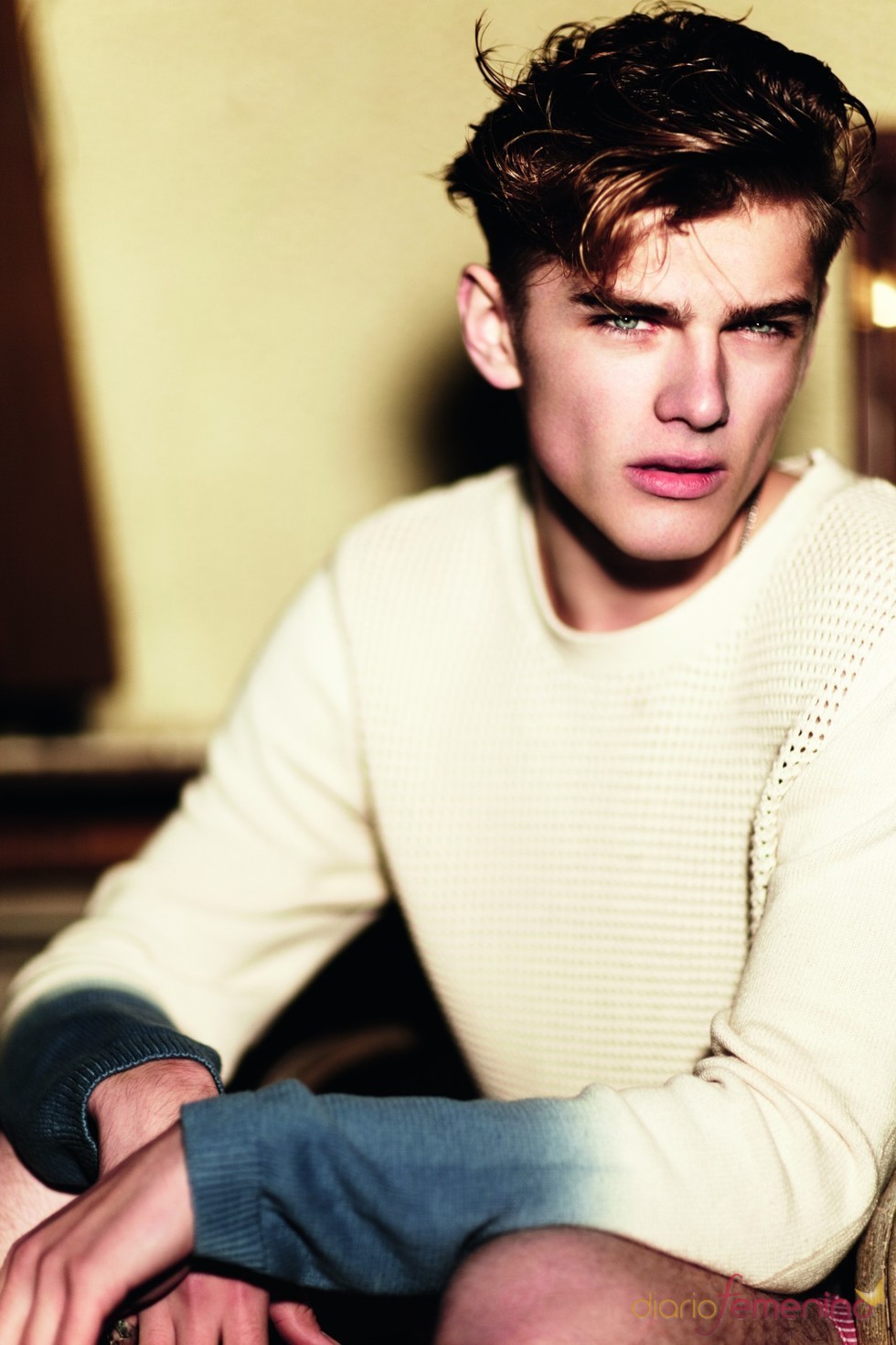 Jersey con mangas difuminadas en azul p/v 2011 TopMan
