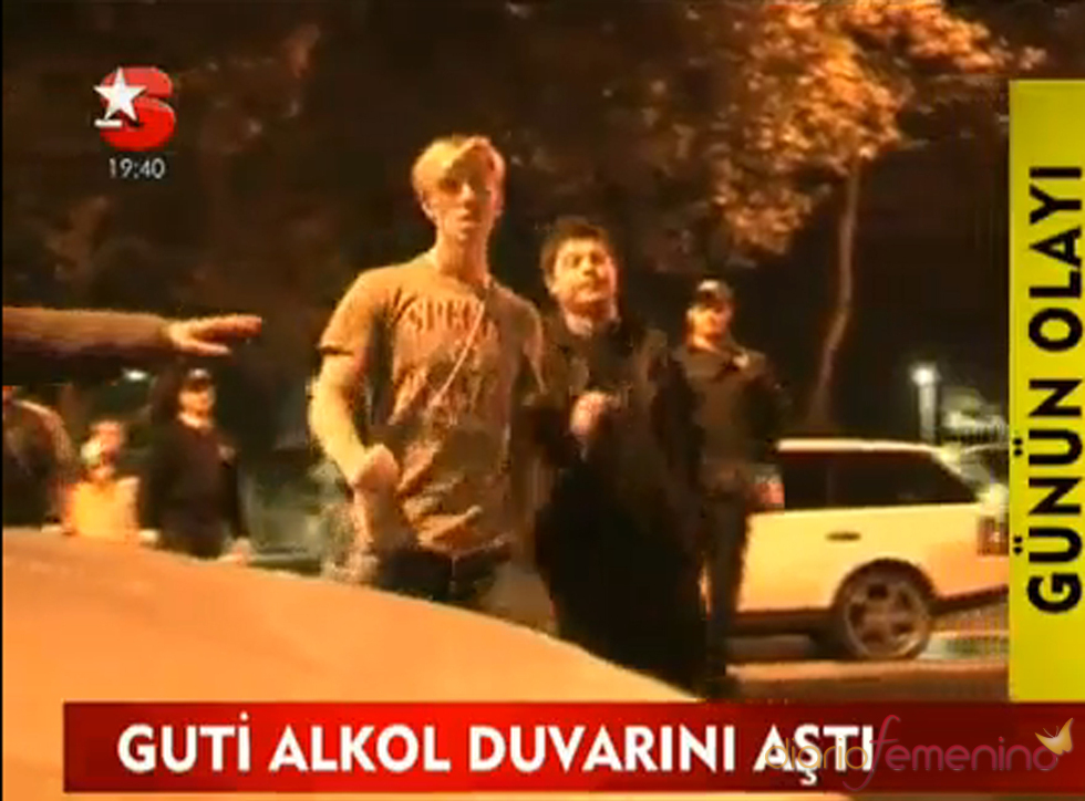 Guti, borracho en Turquía