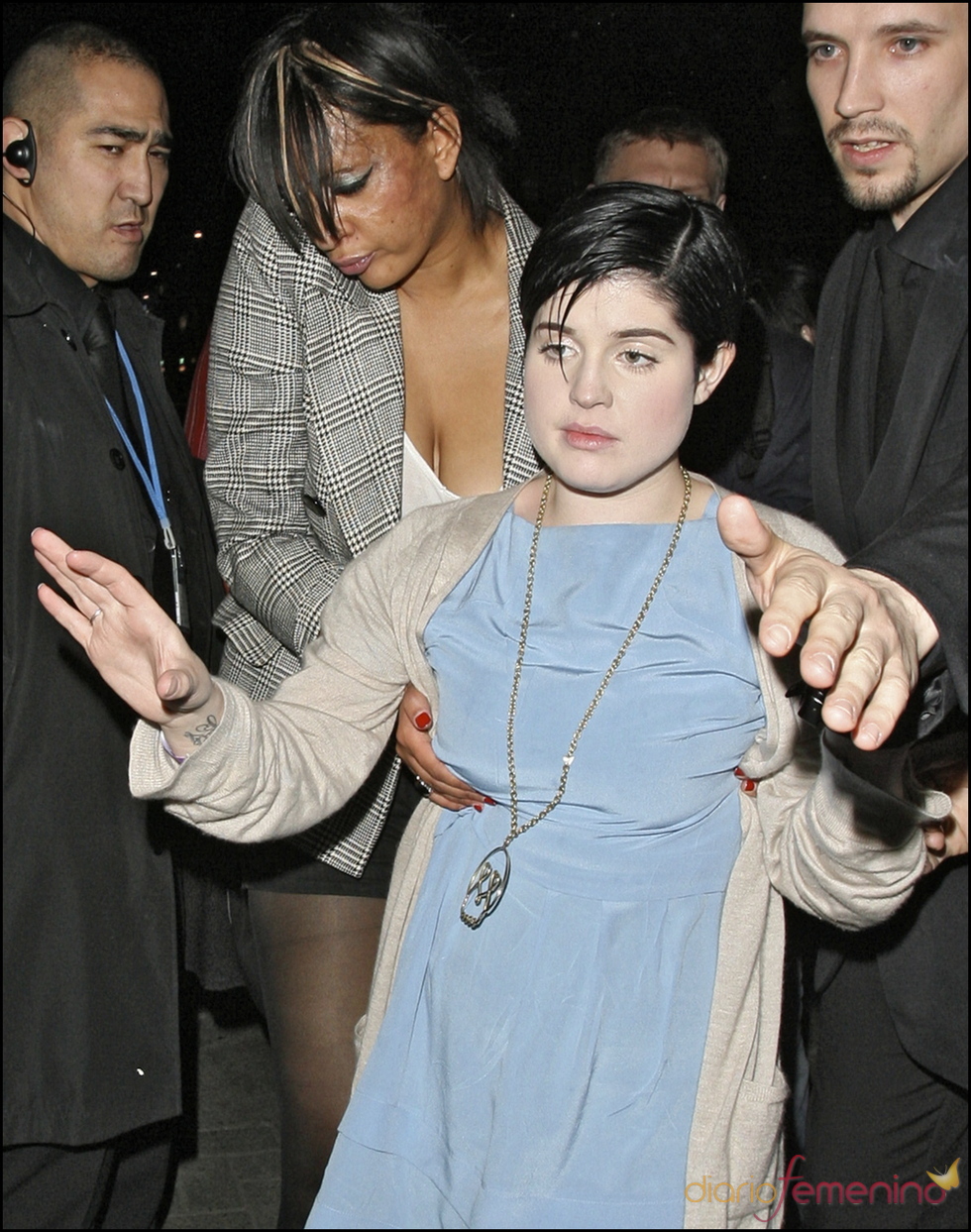 Kelly Osbourne, borracha en Londres