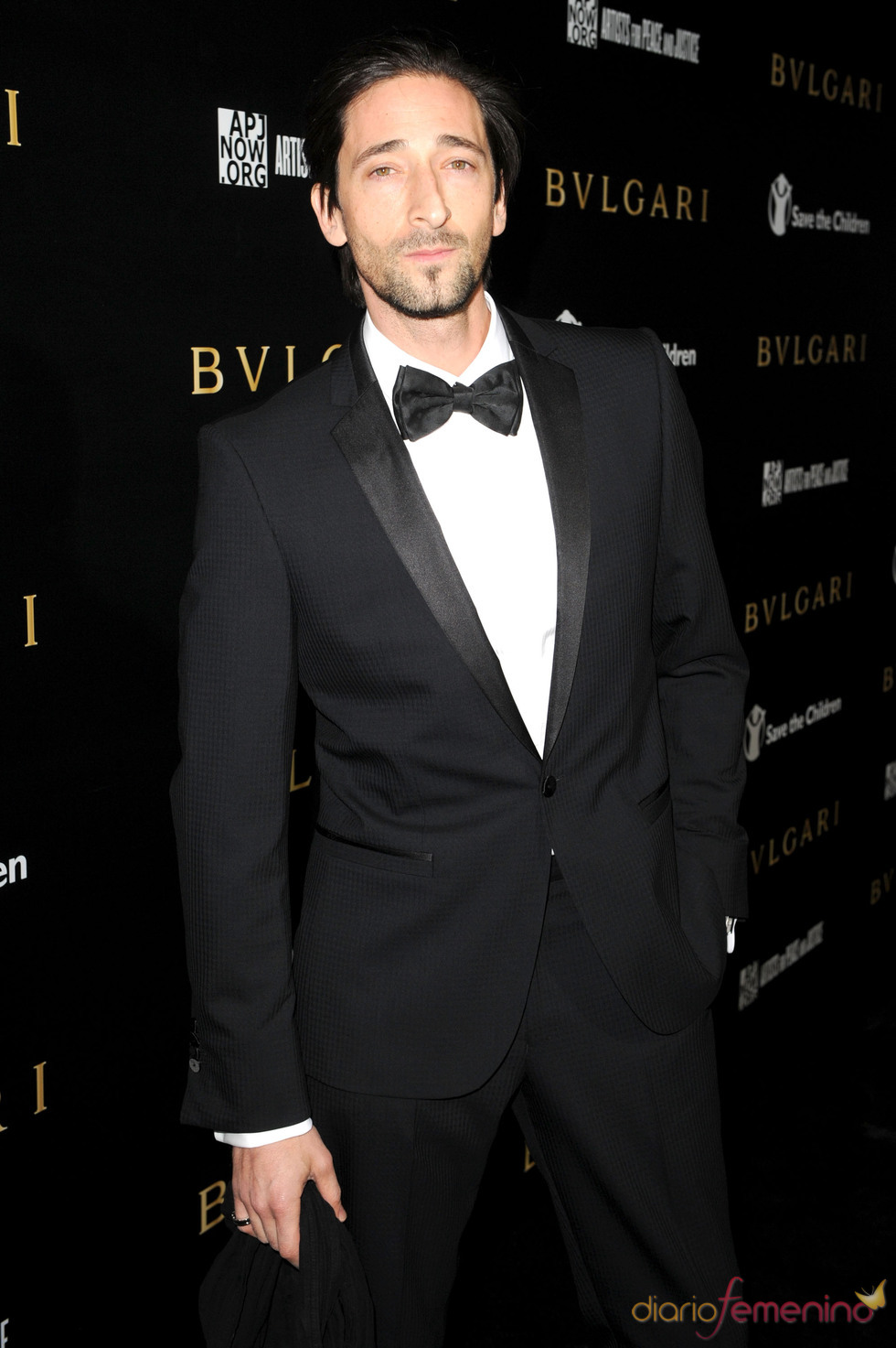 Adrien Brody en la gala benéfica de Bulgari