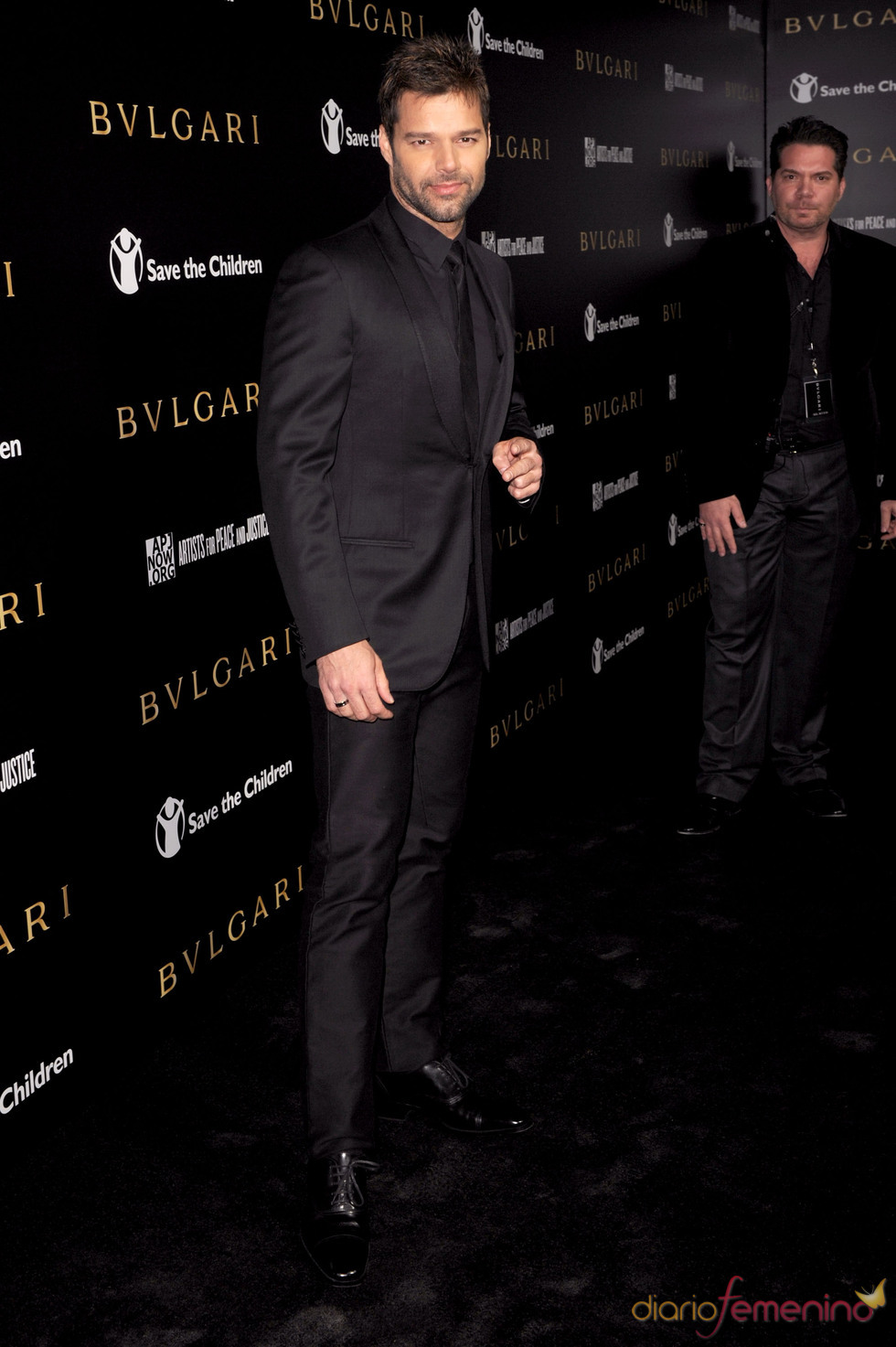 Ricky Martin en la gala benéfica de Bulgari