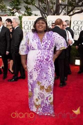 Gabourey Sidibe en la ceremonia de los Globos de Oro 2011 Gabourey Sidibe en la ceremonia de los Globos de Oro 2011