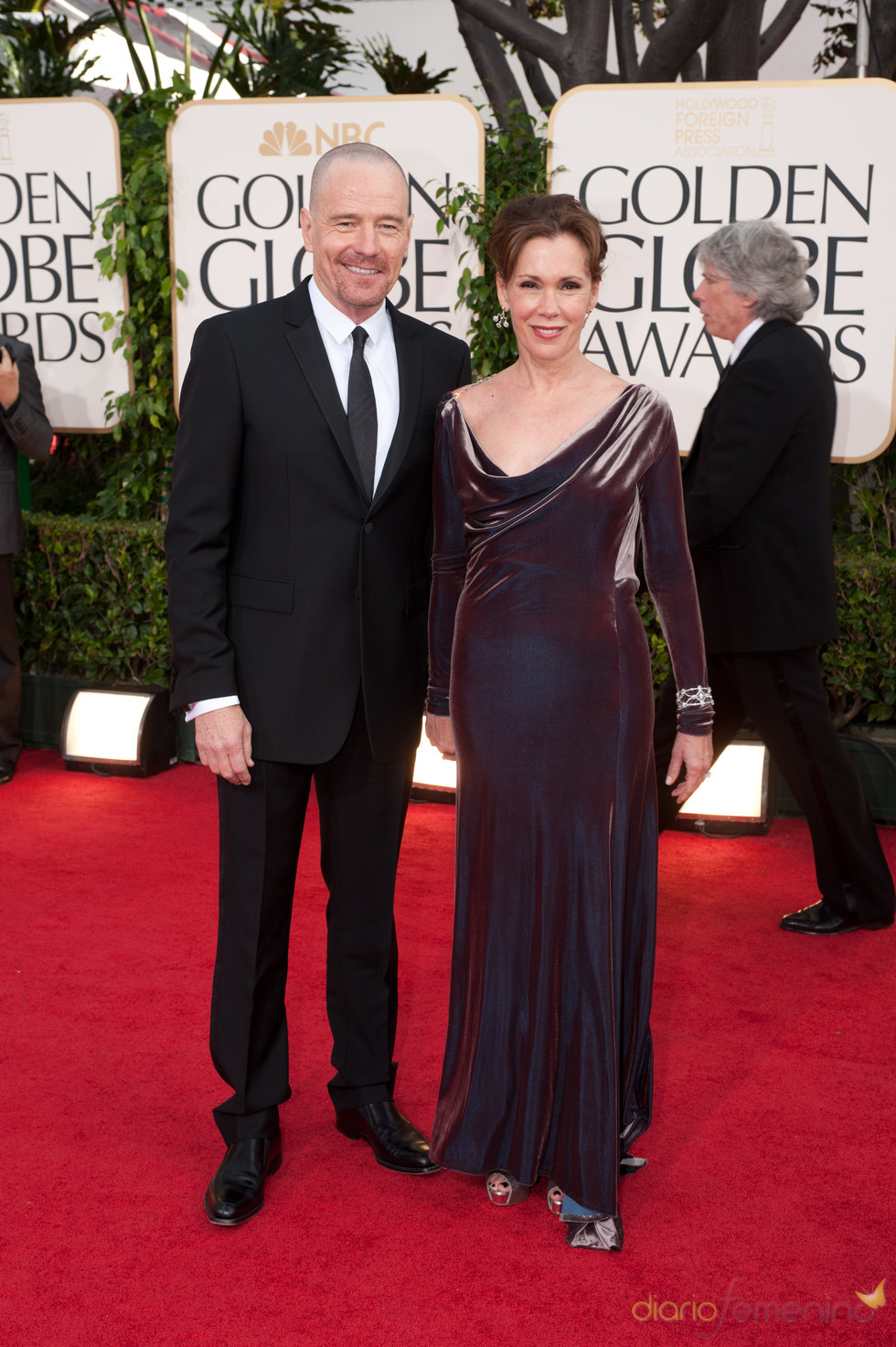 Bryan Cranston a su llegada a los Globos de Oro 2011