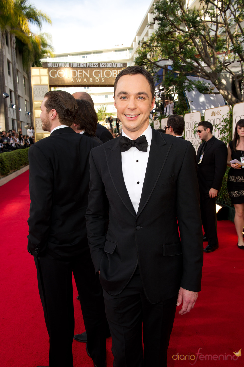 Jim Parsons a su llegada a los Globos de Oro 2011