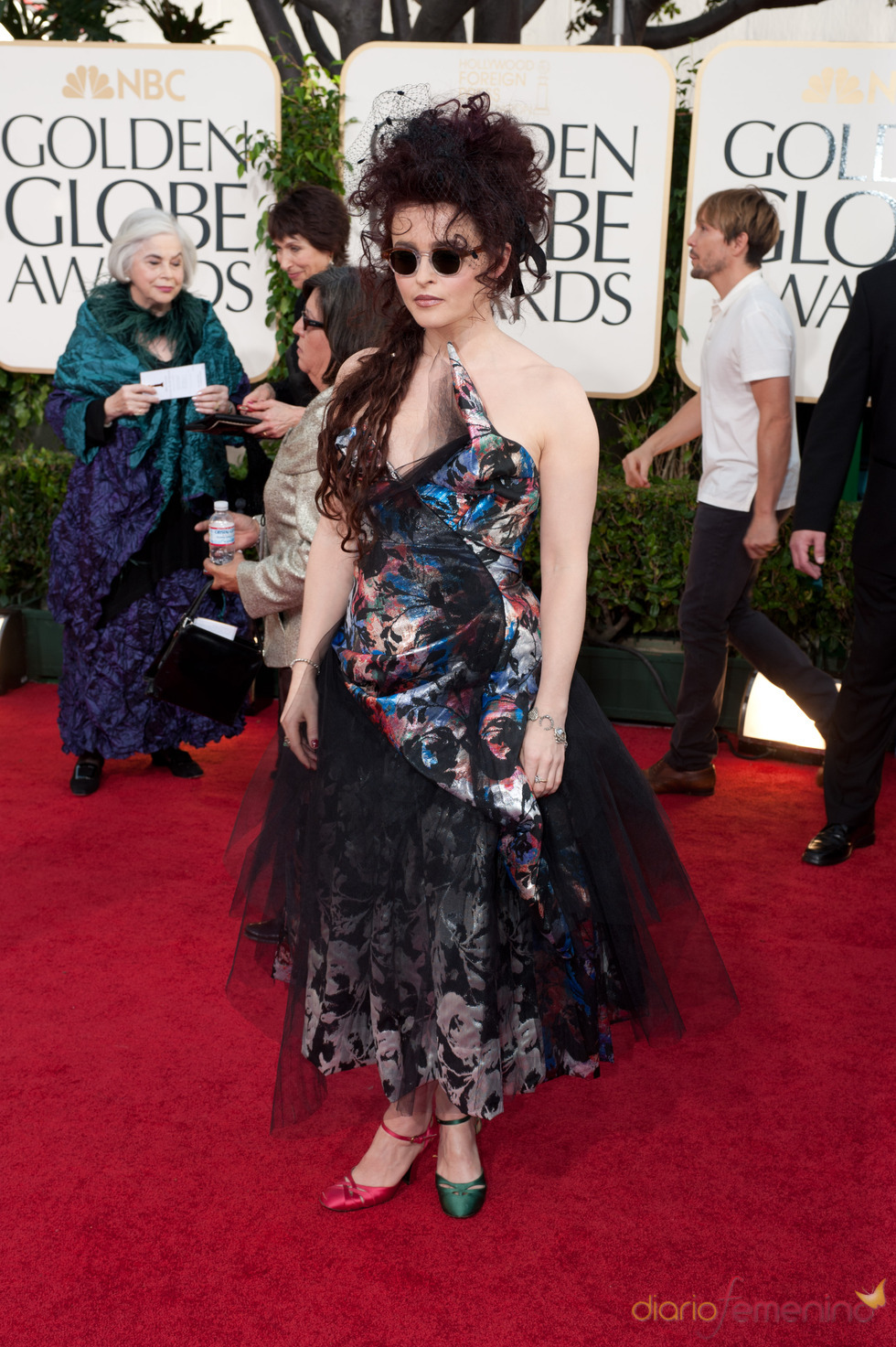 Helena Boham Carter en los Globos de Oro 2011