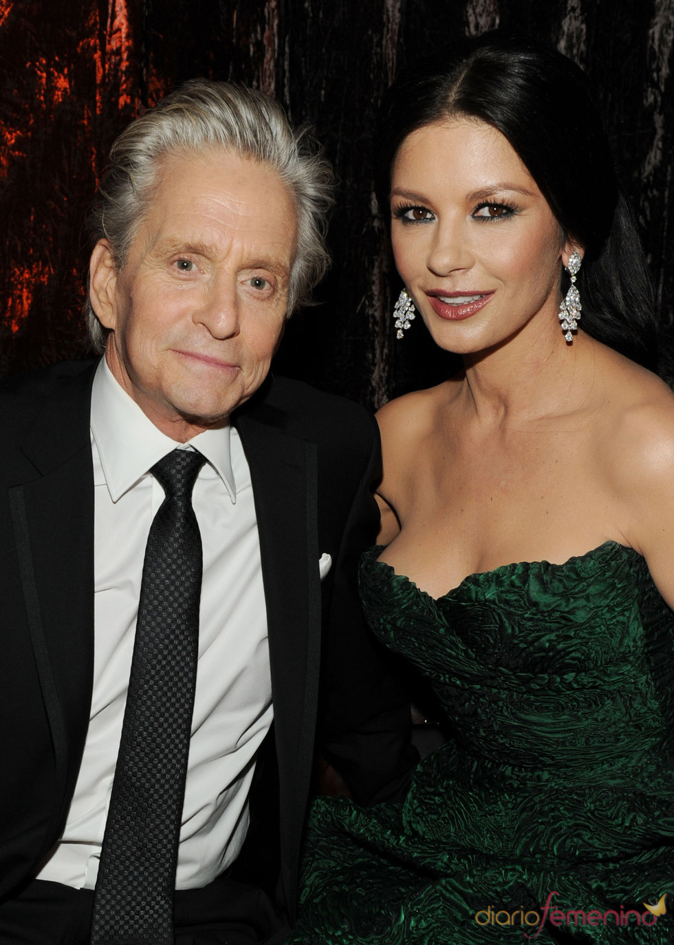 Michael Douglas y Catherine Zeta-Jones en la fiesta posterior a los Globos de Oro 2011