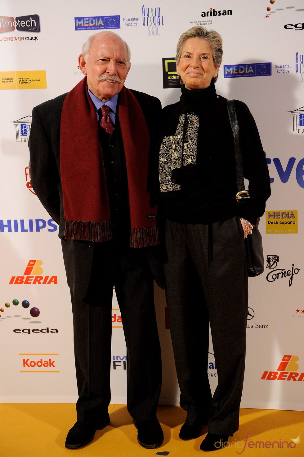 Álvaro de Luna y Carmen Barajas en los Premios Jose María Forqué 2011