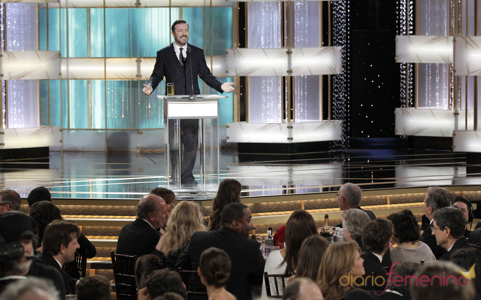 Ricky Gervais presenta la gala de los Globos de Oro 2011