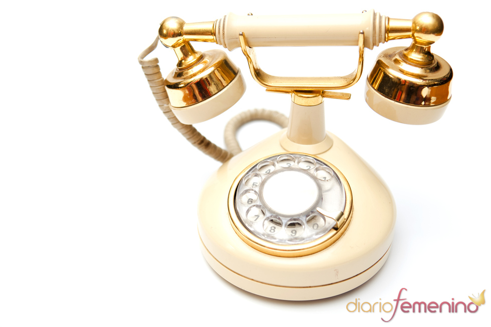 Teléfono estilo vintage