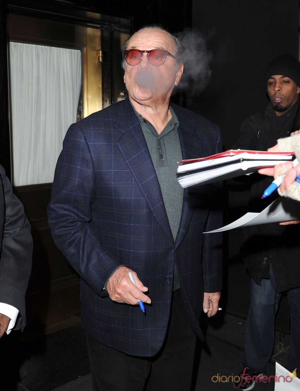 Jack Nicholson, entre el grupo de famosos fumadores