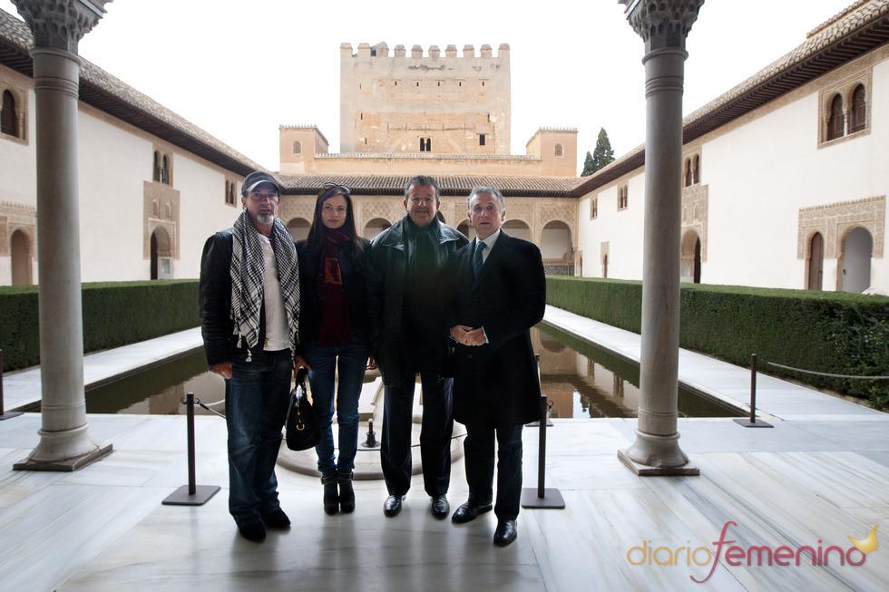 Antonio Banderas visita La Alhambra