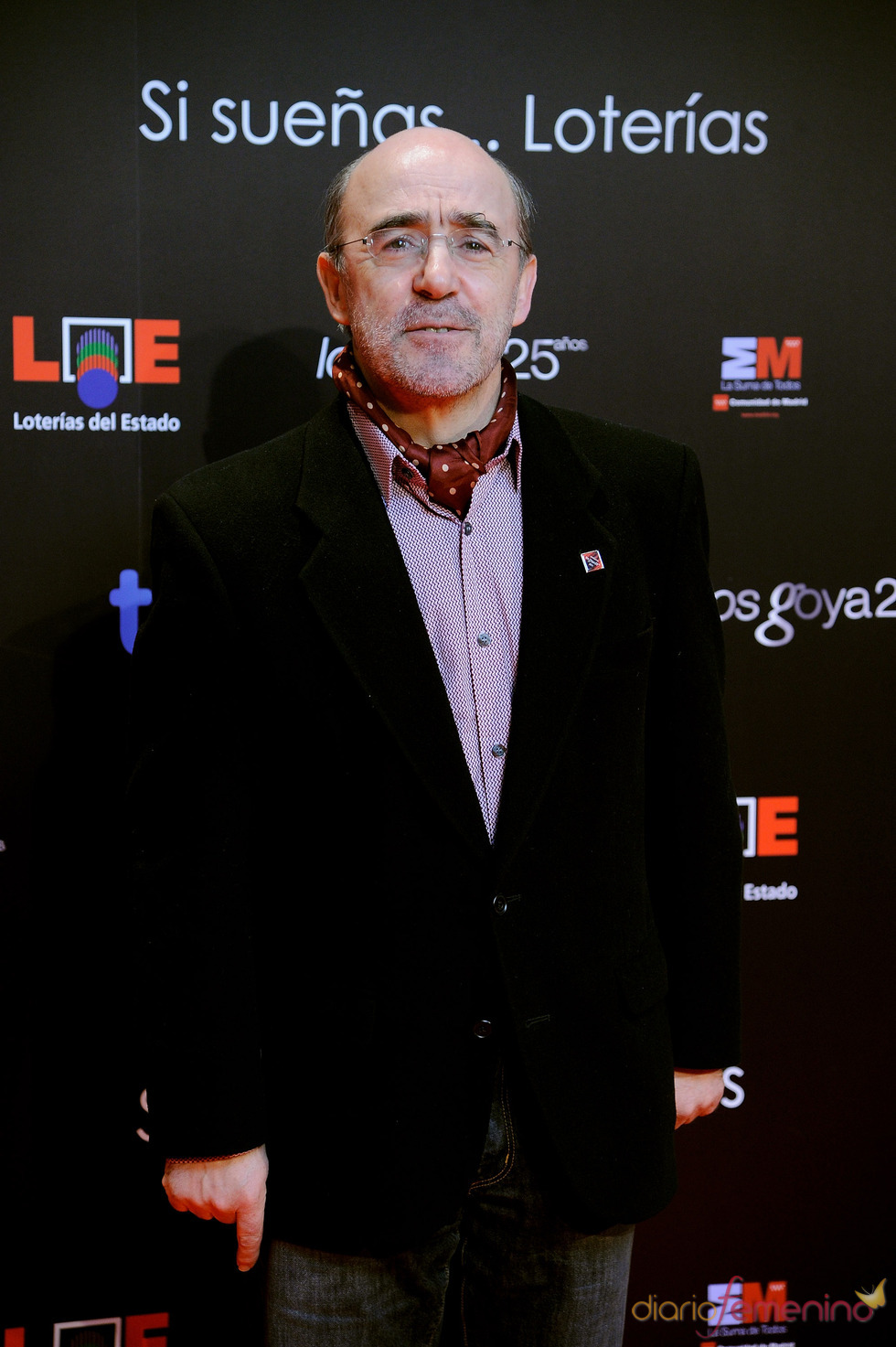 Álex Angulo en la presentación de nominados a los Goya 2011