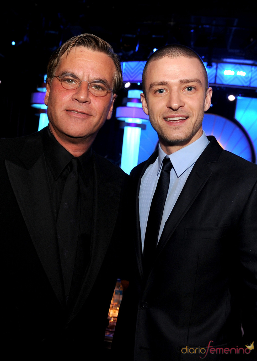 Aaron Surkin y Justin Timberlake en los Annual Producers Guild Awards 2011
