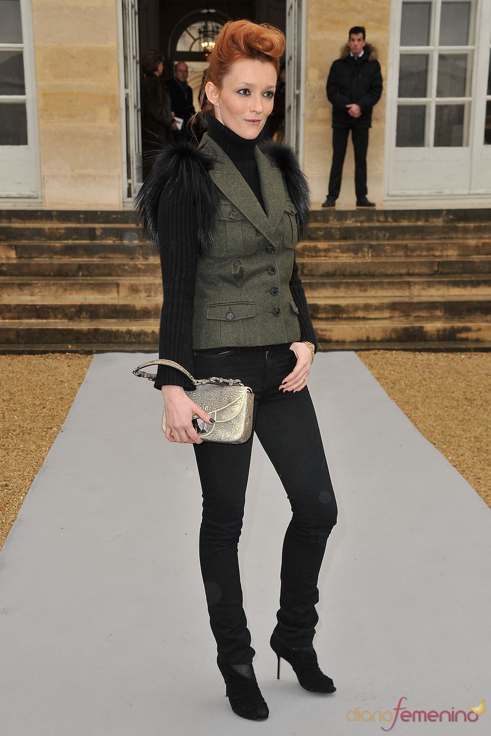 Audrey Marnay en el desfile de Christian Dior en París