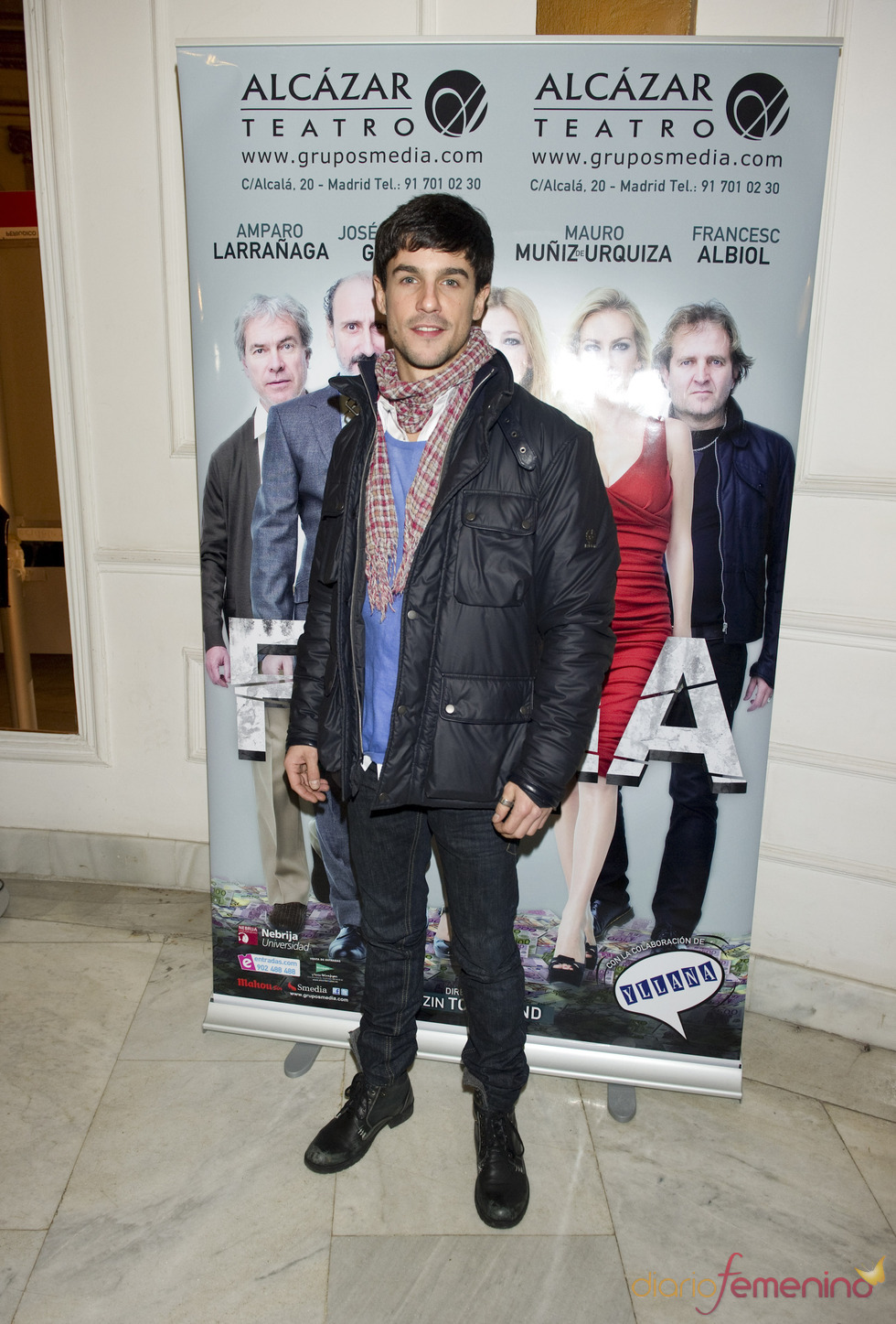 Alejo Sauras acude al estreno de la obra de teatro 'Fuga'