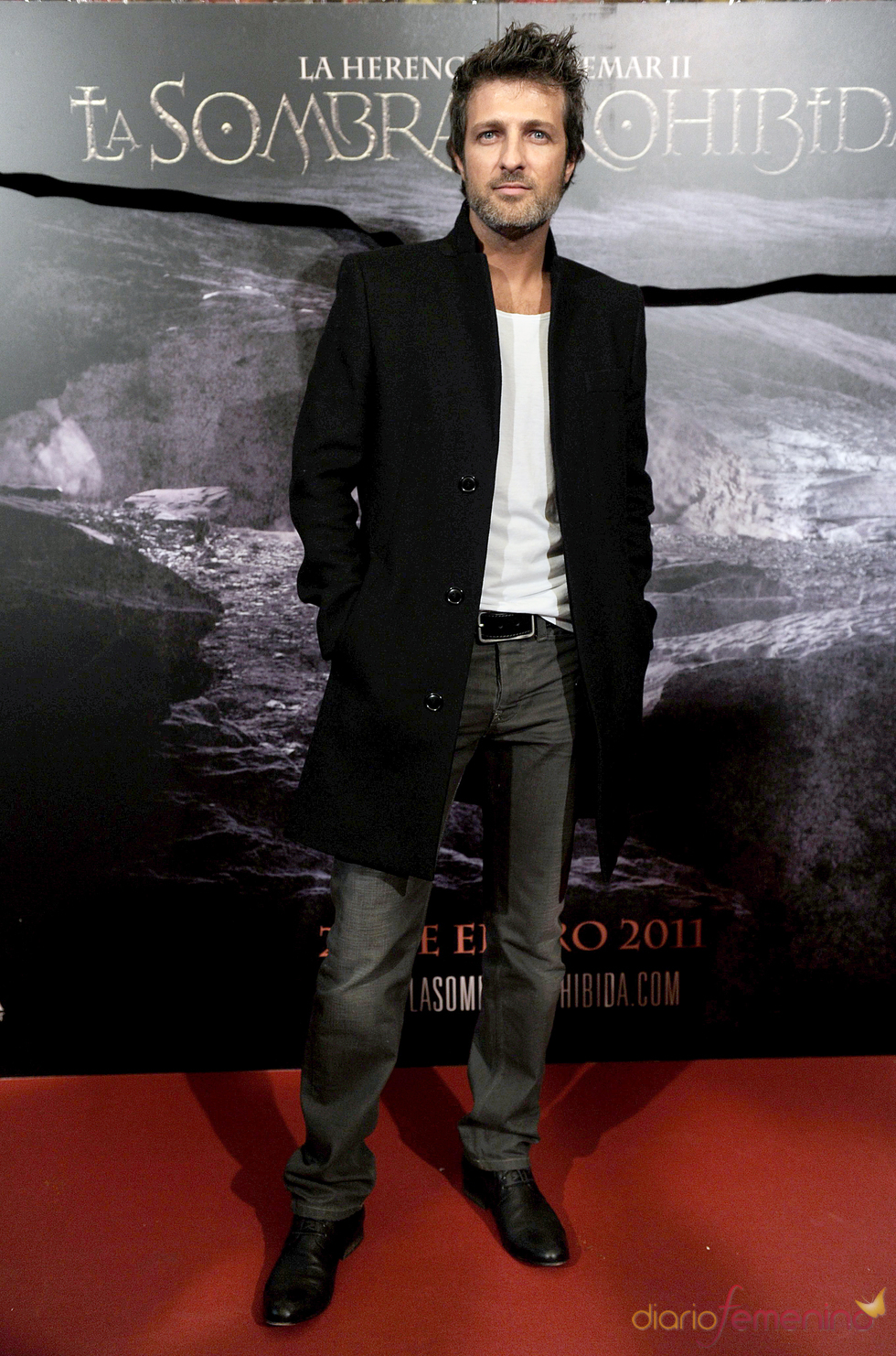 Jesús Olmedo en el estreno de 'La sombra prohibida'