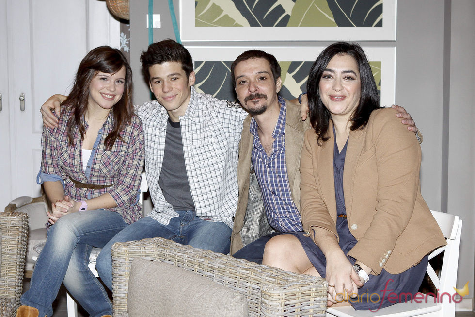Juan Antonio Lumbreras, María Isasi, Andrea Ros y Nacho Montes en 'Buen agente'