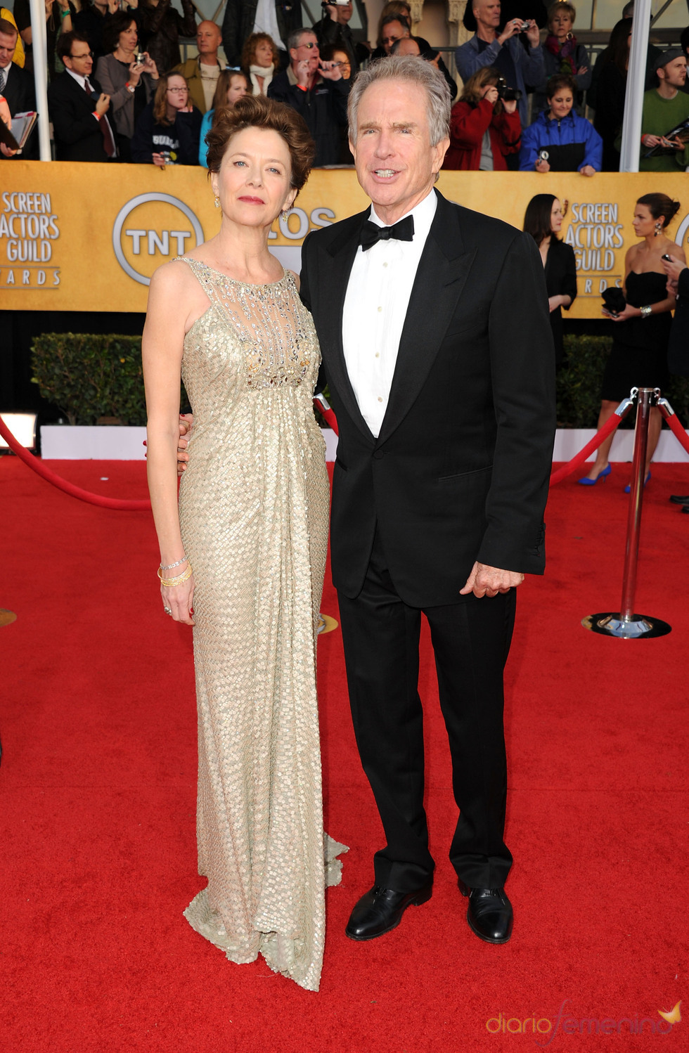 Annette Benning y Warren Beatty en los Premios del Sindicato de Actores