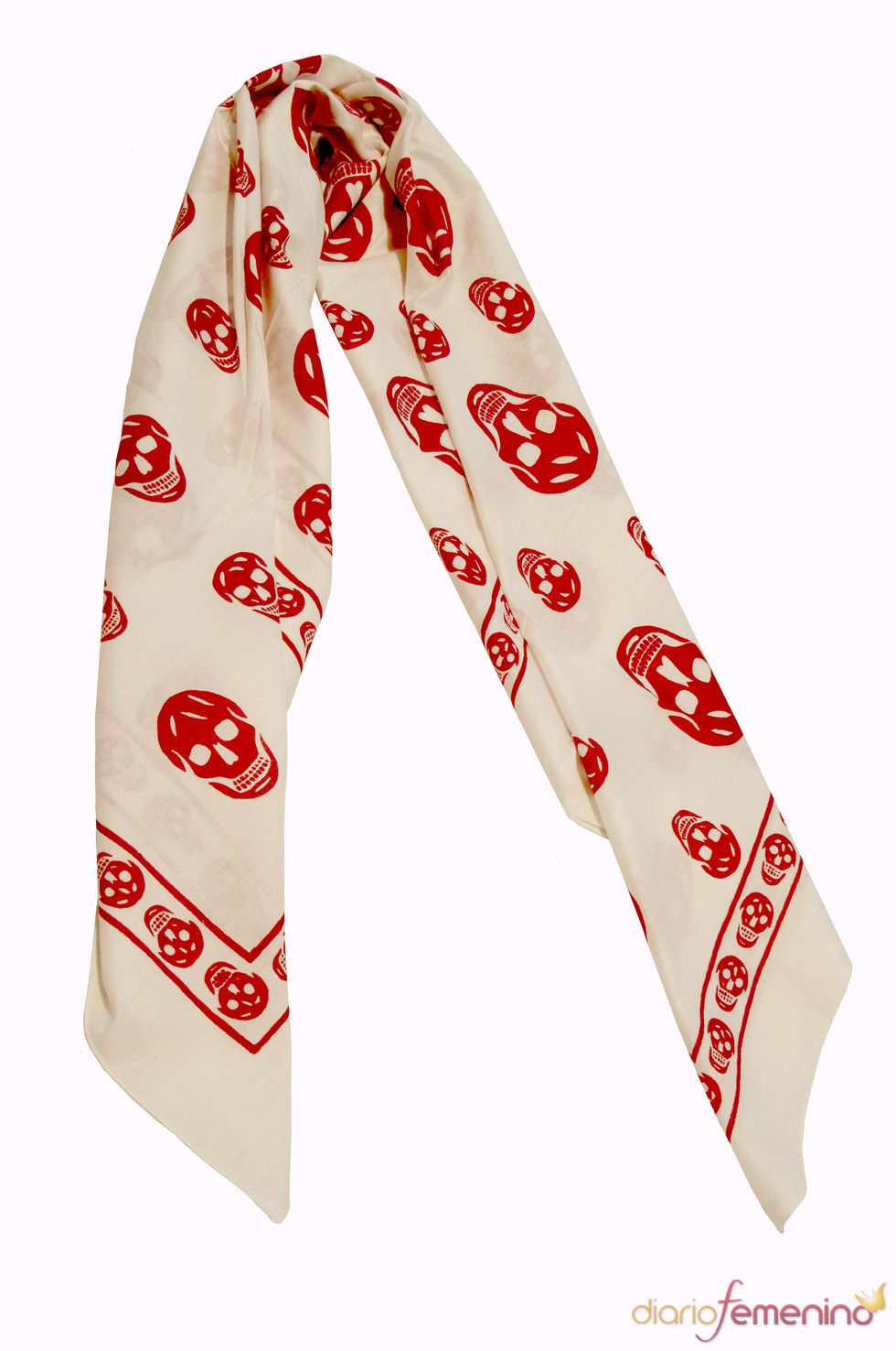 Idea para San Valentín, pañuelo calaveras de 'Belook'