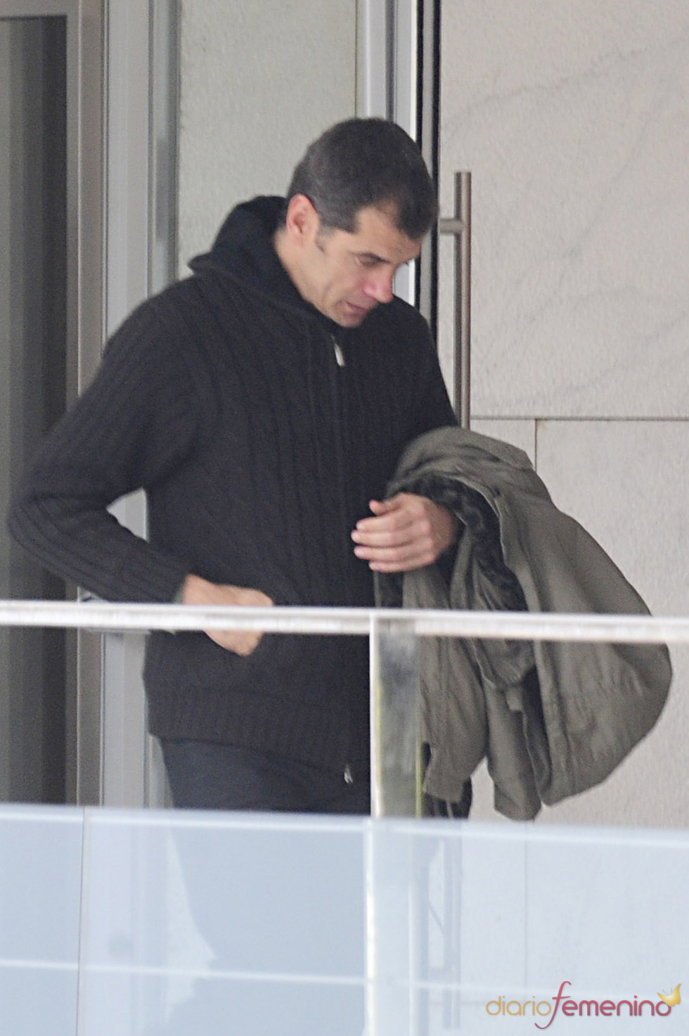 Toni Cantó en el funeral de su hija Carlota