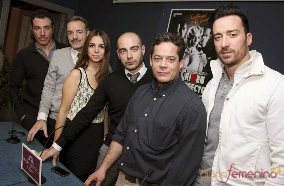 Elena Furiase, Jorge Sanz y Pablo Puyol en 'Crimen Perfecto'