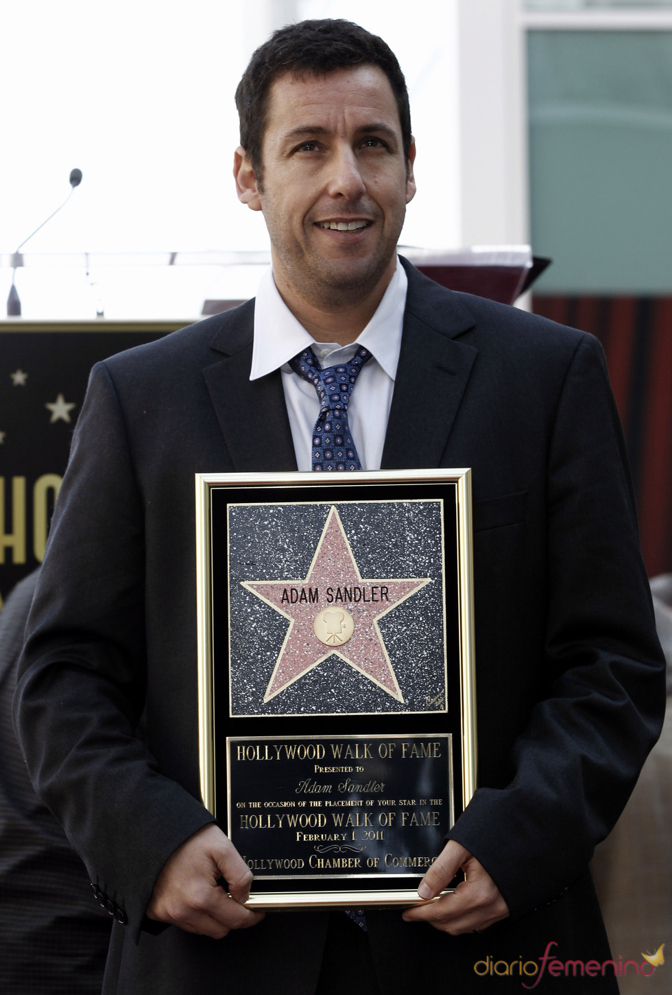 Adam Sandler, feliz con su Estrella de la Fama