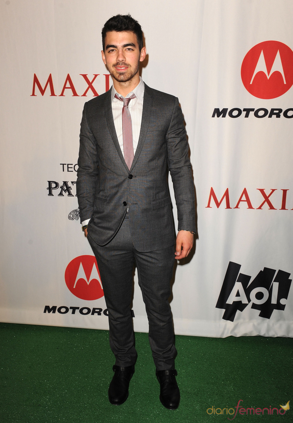 Joe Jonas en la fiesta previa a la Super Bowl 2011