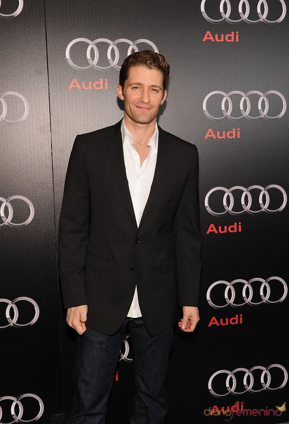 Matthew Morrison asiste a una fiesta previa al final de la Super Bowl 2011