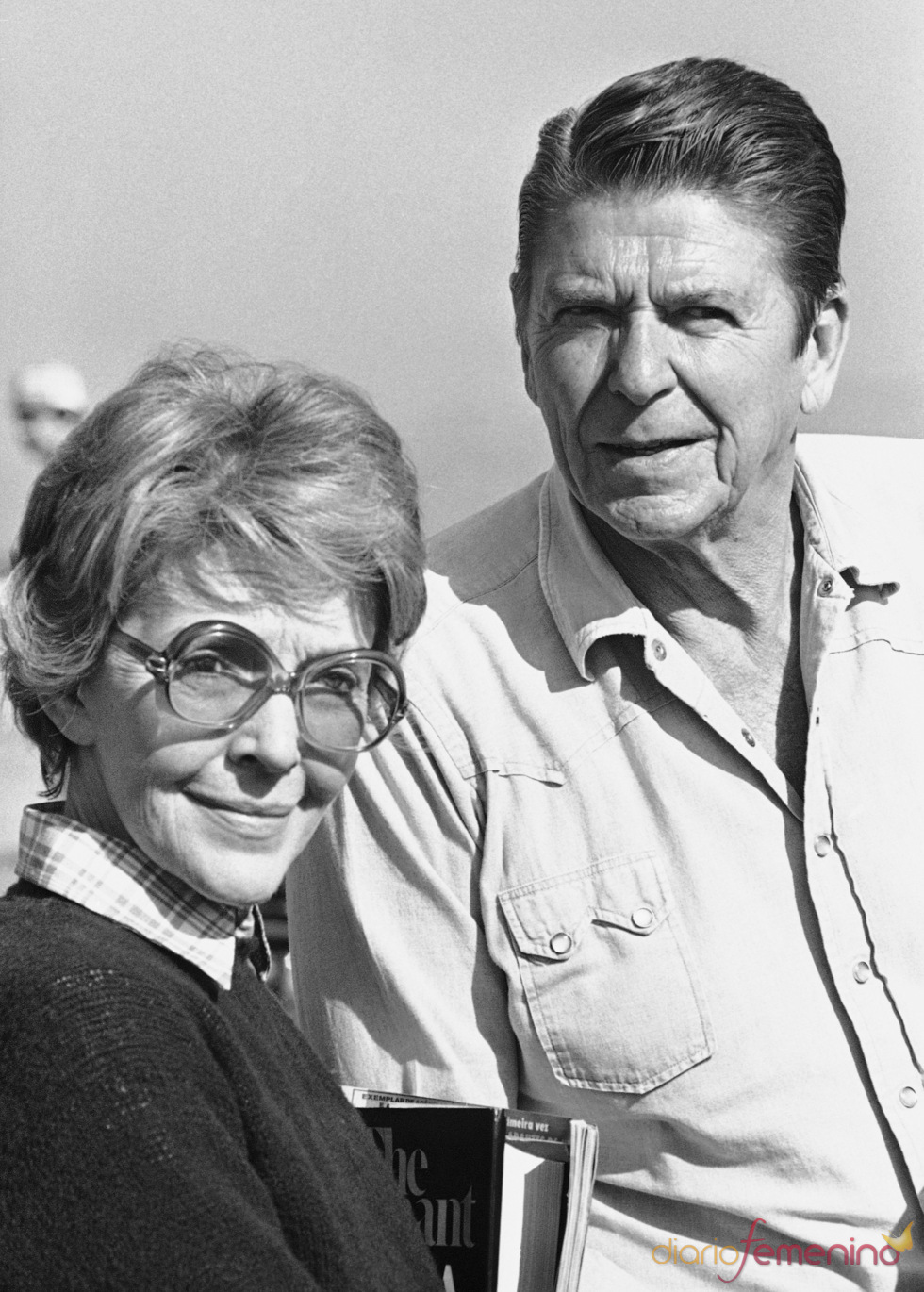 Nancy Reagan y su marido el Presidente Ronald Reagan