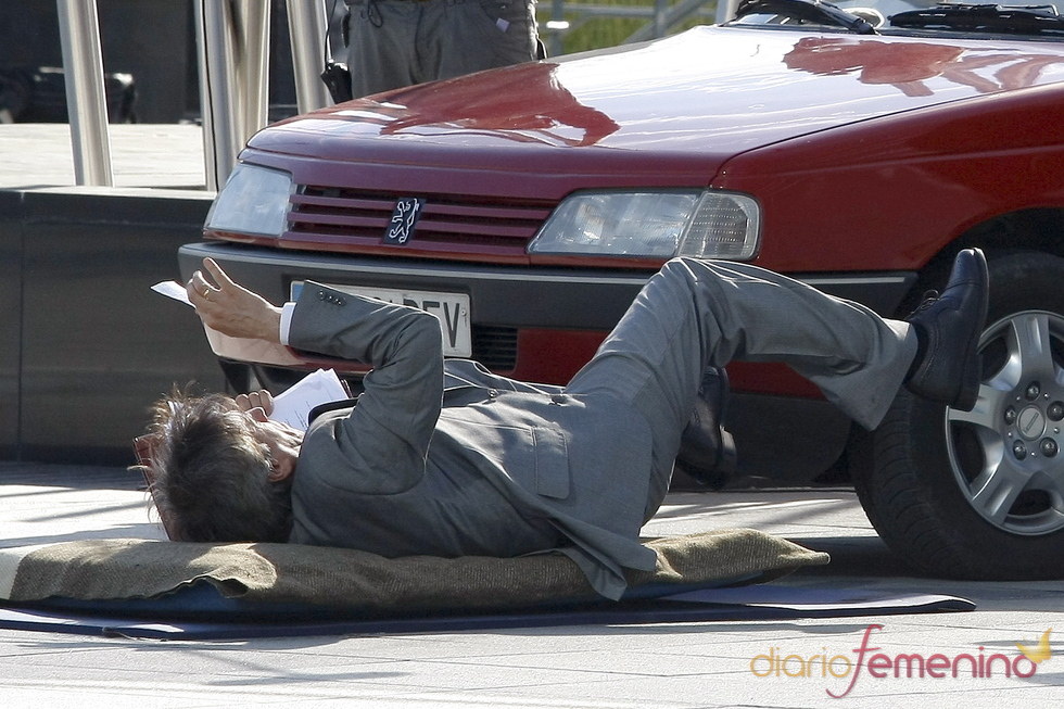 José Mota en el rodaje de 'La chispa de la vida'