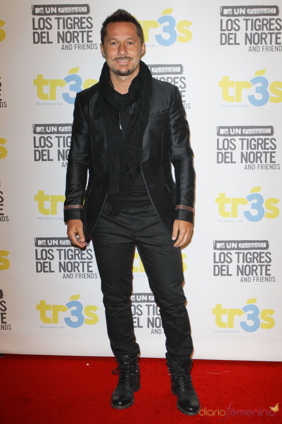 Diego Torres en el unplugged de la MTV de 'Los Tigres del Norte'